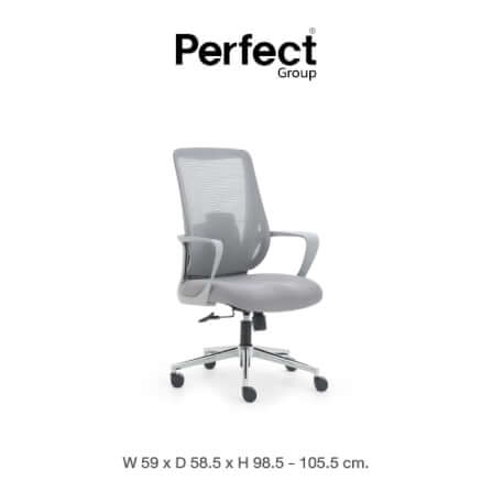เก้าอี้ทำงานเพื่อสุขภาพ Perfect รุ่น JOCHO-GS สีเทา_0